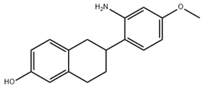 6- (2-amino-4-methoxyphenyl) -5,6,7,8-tetrahydronaphthalen-2-ol